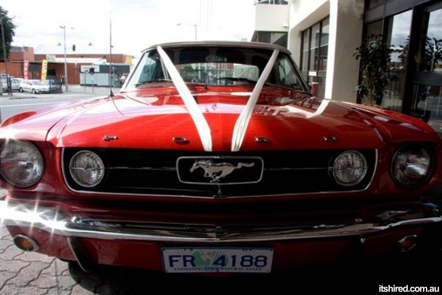 Ford Mustang Wedding Car Hire Hobart The Untouchables