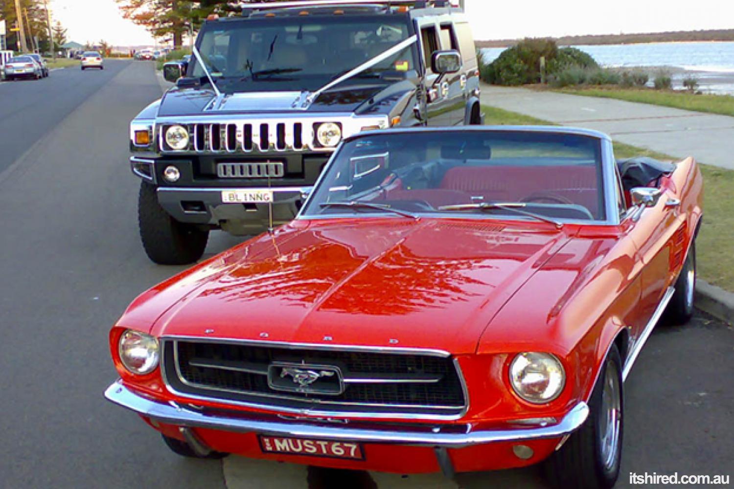 Ford Mustang Wedding Car Hire Sydney Classic Cruisers