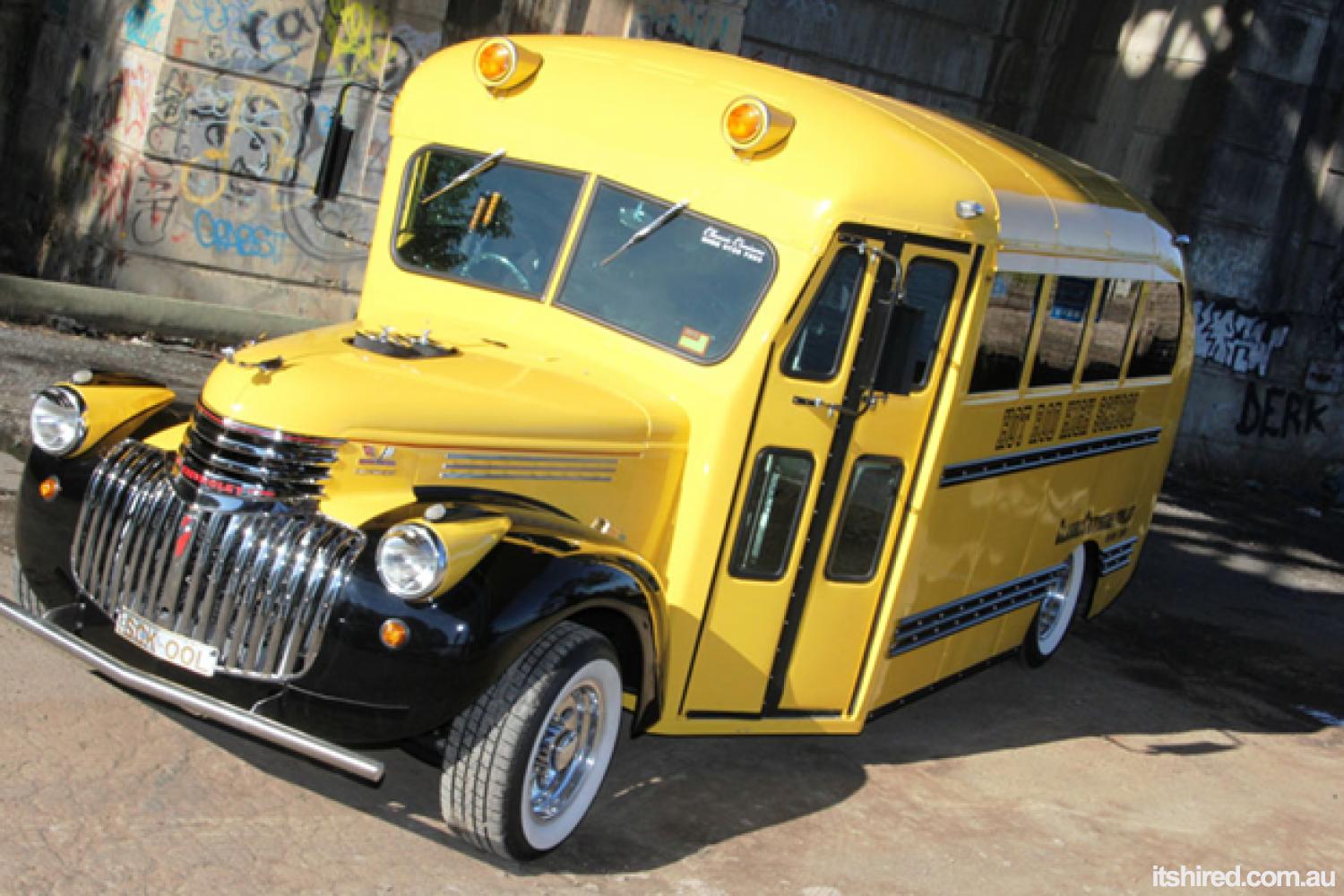 BUS Hot Rod Wedding Car Hire Sydney Classic Cruisers