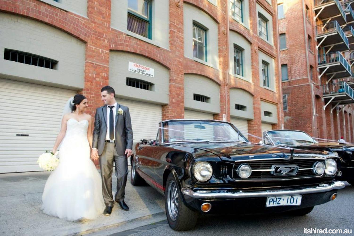 Ford Mustang Wedding Car Hire Melbourne Mustangs In Black