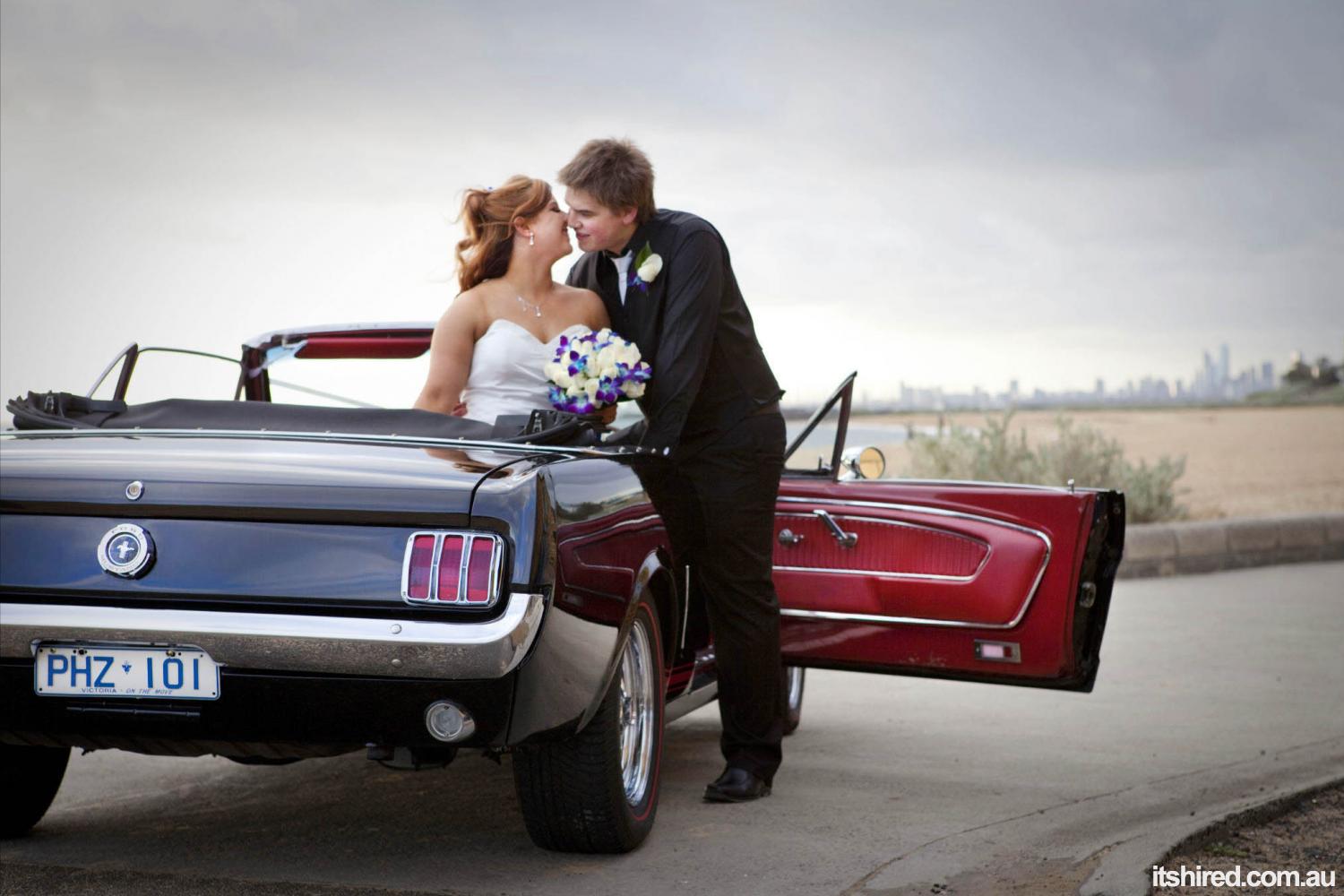 Ford Mustang Wedding Car Hire Melbourne Mustangs In Black