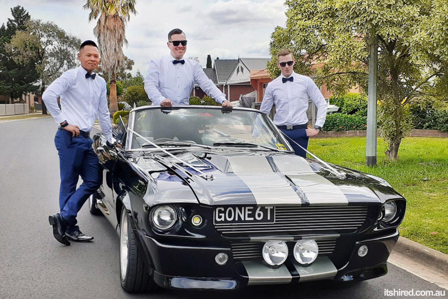 Ford Shelby Wedding Car Hire Melbourne Mustangs In Black