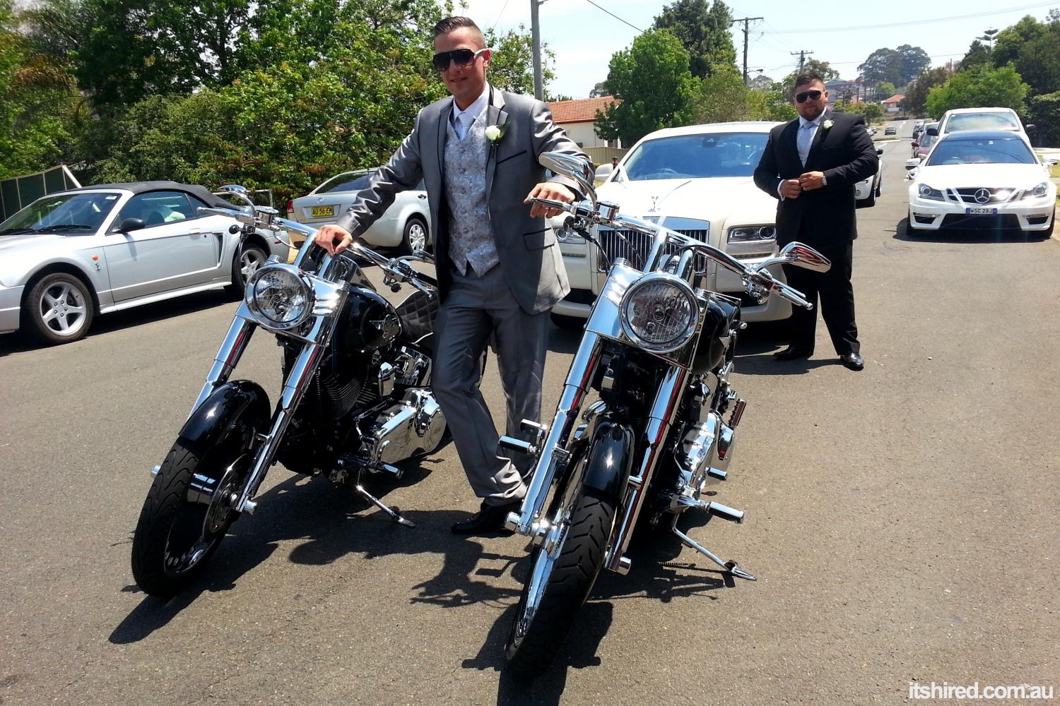 Harley Davidson Other Wedding Car Hire Sydney DeBlanco Wedding Cars