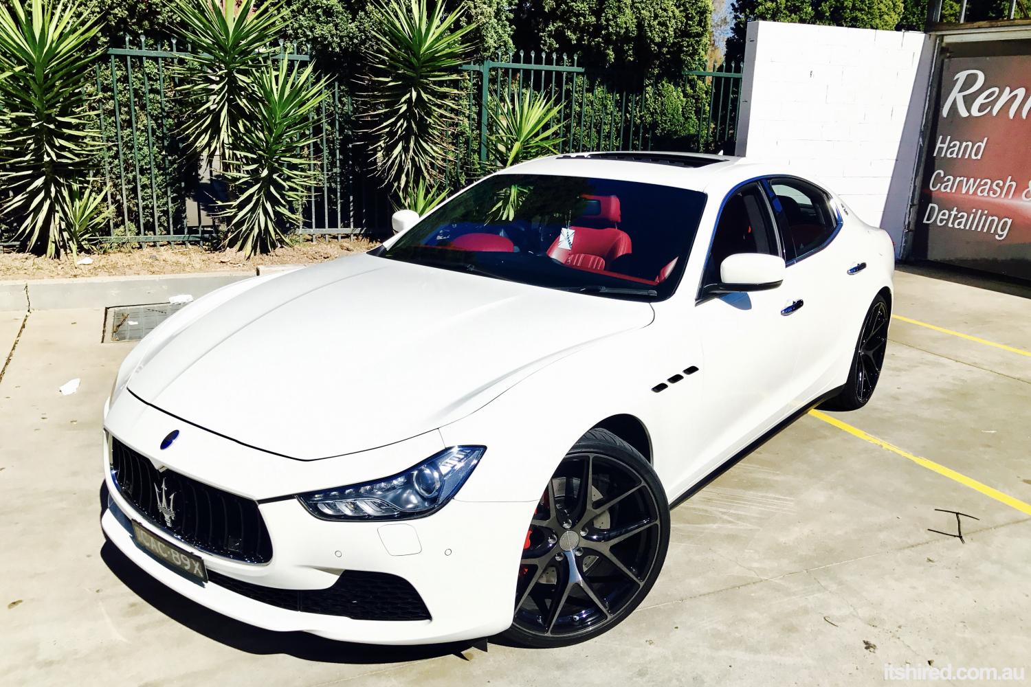 Maserati Ghibli Wedding Car Hire Sydney EvinYalda
