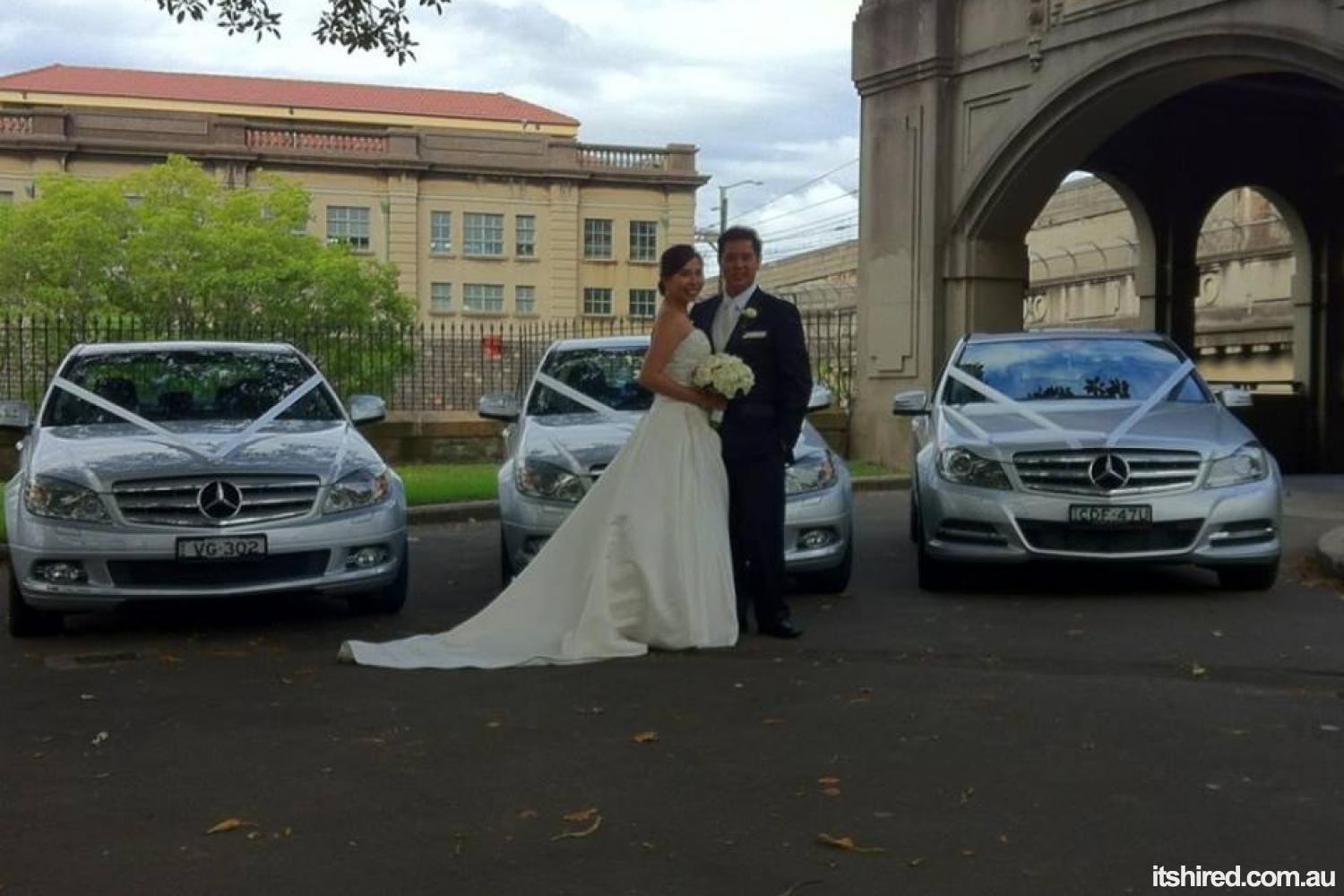 Mercedes C-Class Wedding Car Hire Sydney HF Wedding & Hire Cars