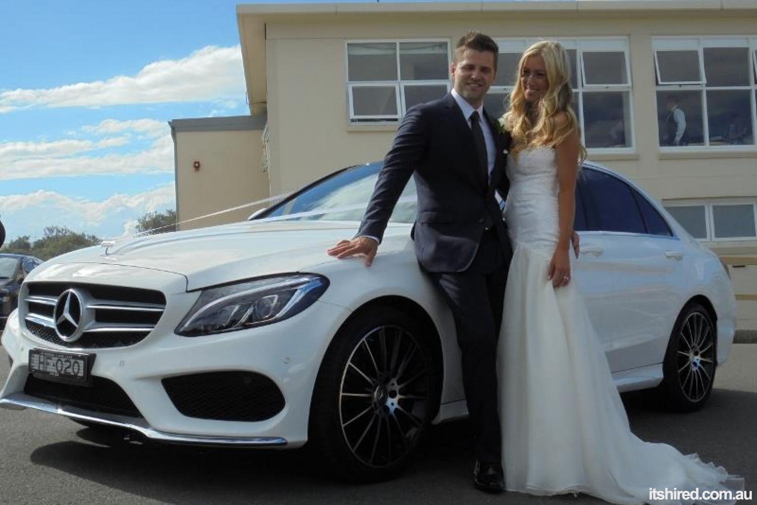 Mercedes C-Class Wedding Car Hire Sydney HF Wedding & Hire Cars