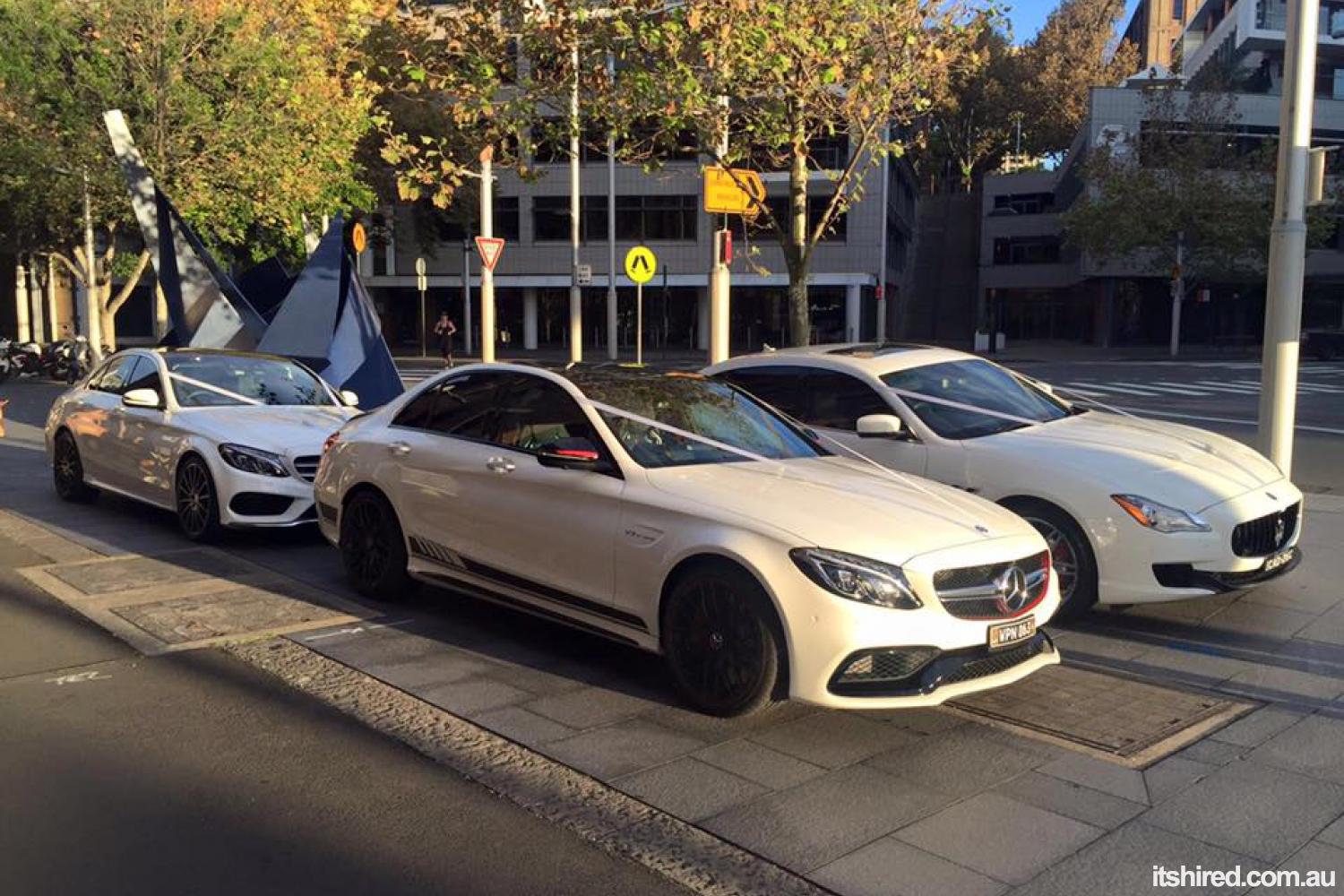 Mercedes C63 AMG Wedding Car Hire Sydney Astra Wedding Cars