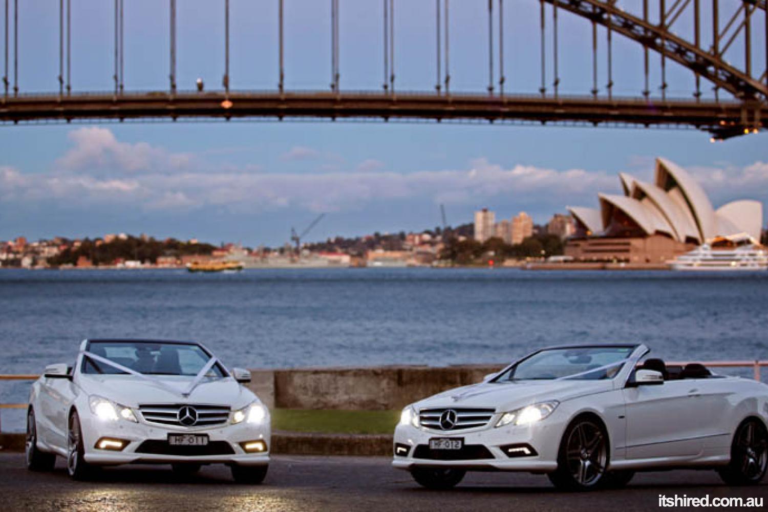 Mercedes E-Class Wedding Car Hire Sydney HF Wedding & Hire Cars