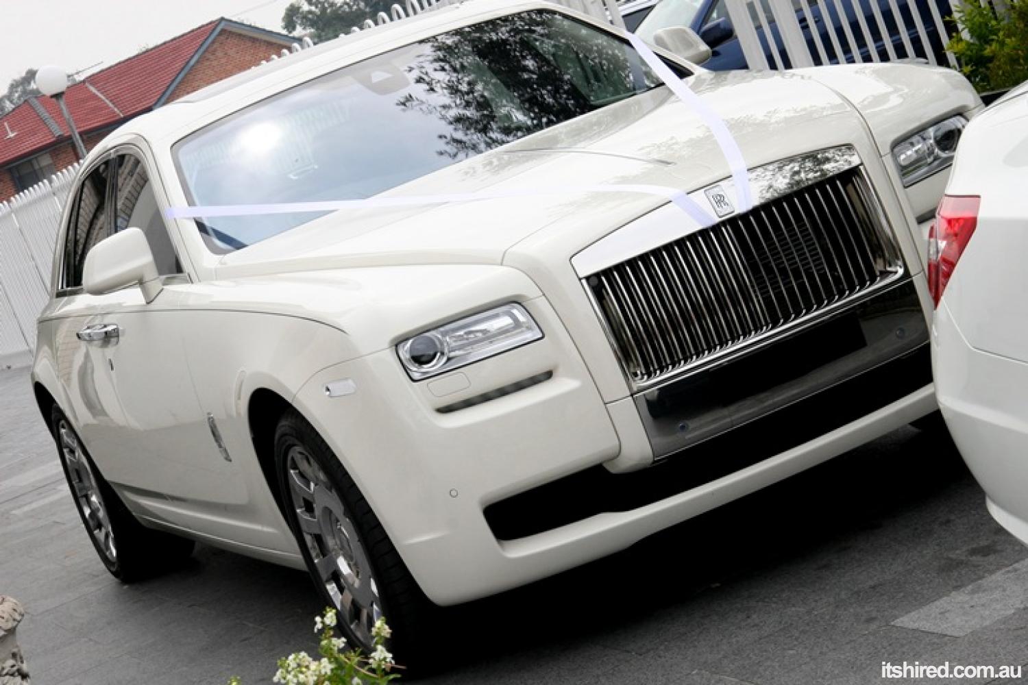 Rolls Royce Ghost Wedding Car Hire Sydney DeBlanco Wedding Cars