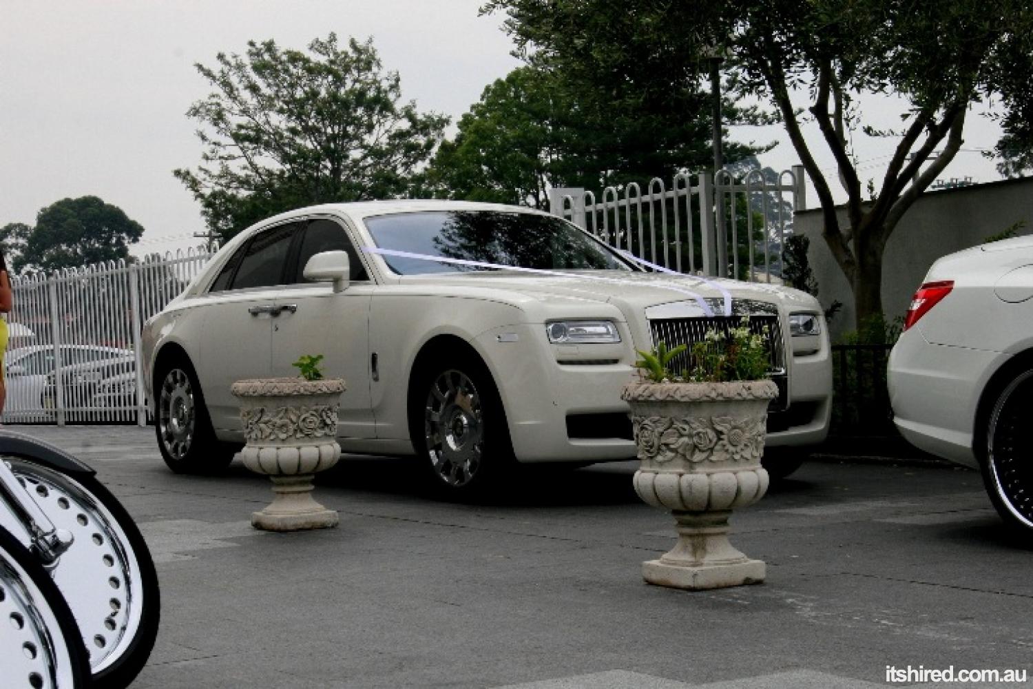 Rolls Royce Ghost Wedding Car Hire Sydney DeBlanco Wedding Cars