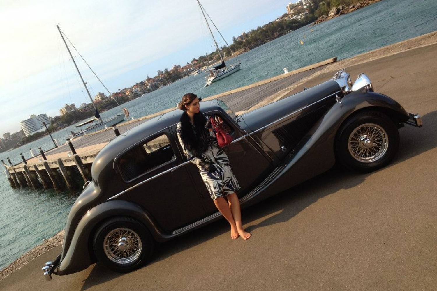 Jaguar Sedan MK4 for photo shoot