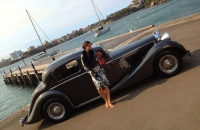 Jaguar Sedan MK4 for photo shoot