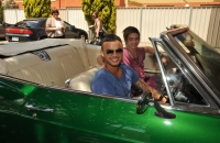 X Factor photo shoot with Guy Sebastian and Reece Mastin 