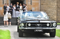 Ford Mustang Wedding Car Hire Melbourne Mustangs In Black
