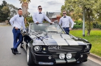 Ford Shelby Wedding Car Hire Melbourne Mustangs In Black