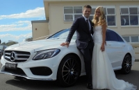 Mercedes C-Class Wedding Car Hire Sydney HF Wedding & Hire Cars