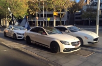Mercedes C63 AMG Wedding Car Hire Sydney Astra Wedding Cars