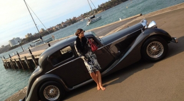 Jaguar Sedan MK4 for photo shoot